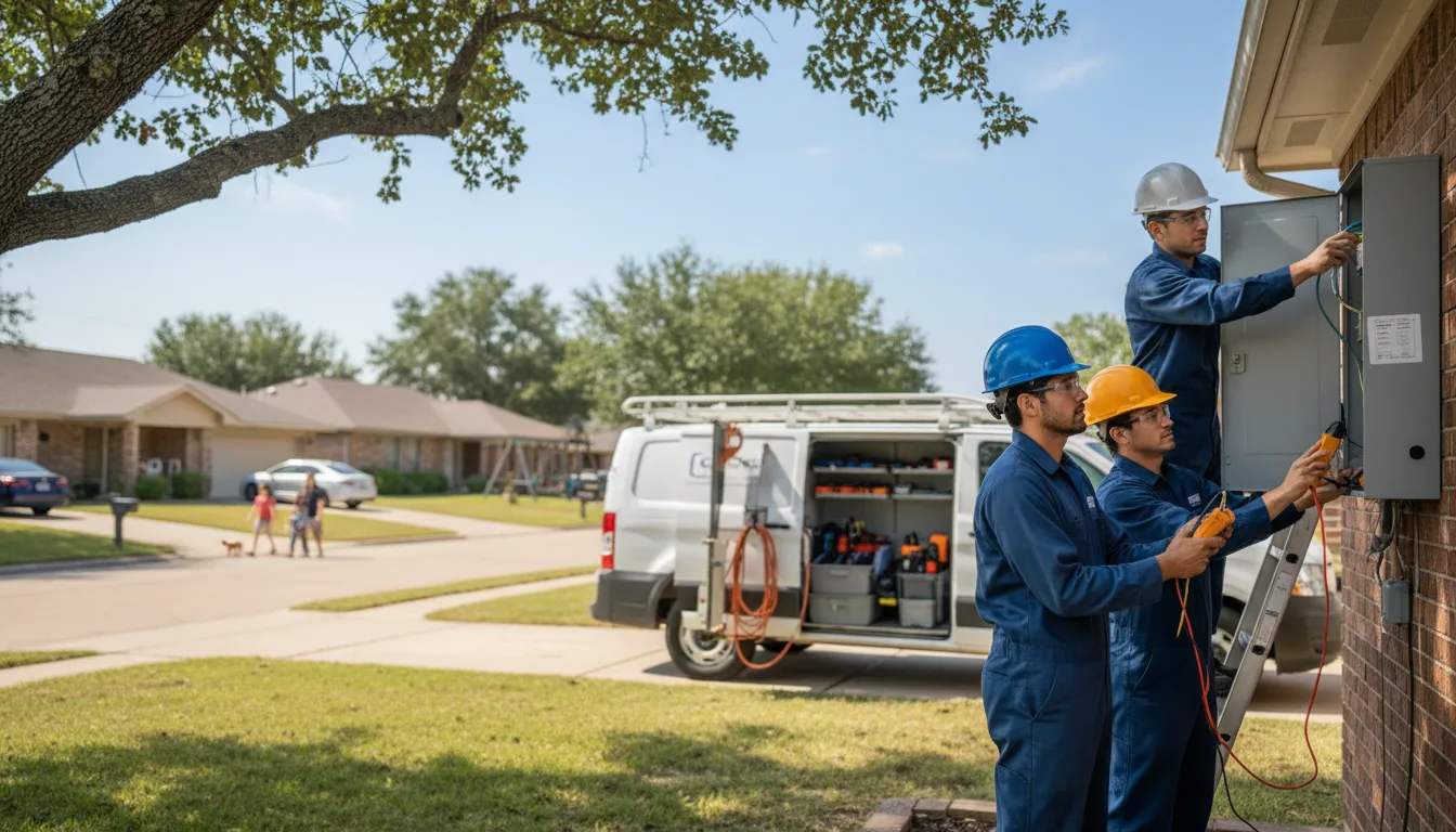 Certified electrician providing emergency electrical services in Lyndhurst, VA